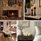 Set of 5 Ivory Flickering Flameless LED Pillar Candles – Real Wax Dripping Edge, Battery Operated, W