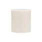 6 Pack White Flameless LED Pillar Candles, 3" x 3" Flat Top Real Wax Battery Operated Candles with W