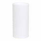 6 Pack White Flameless LED Pillar Candles, 3" x 6" Flat Top Real Wax Battery Operated Candles with W