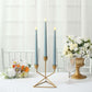 12 Pack 11" LED Taper Candles - Dusty Blue, Flickering Warm Light Battery Operated Flameless Candles