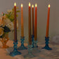 8 Pack 11" Mixed Natural LED Taper Candles, Flameless Battery Operated Flickering Candles