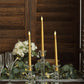 12 Pack 11" LED Taper Candles - Gold, Flickering Warm Light Battery Operated Flameless Candles