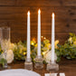 12 Pack 11" LED Taper Candles - White, Flickering Warm Light Battery Operated Flameless Candles
