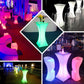 Color Changing LED Cocktail Table - Rechargeable Waterproof Illuminated Furniture