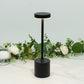 Cordless Table Lamp Modern Metal Black Design LED Dimmable with Touch Control - Rechargeable Night L
