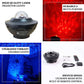 Color Changing Galaxy Sky Light Projector Lamp in vibrant blue and red hues.