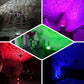 Color Changing Galaxy Sky Light Projector in vibrant purple and green hues.