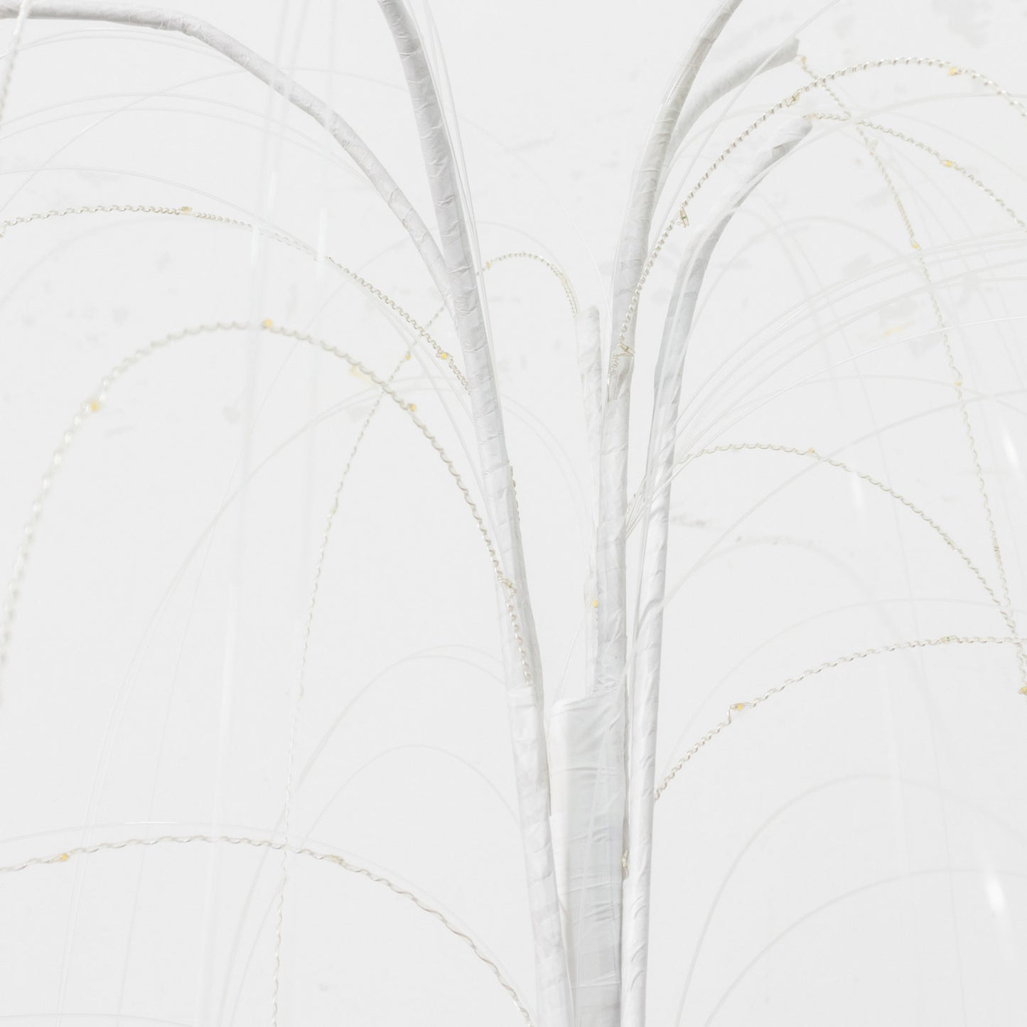 Warm white 180 LED artificial weeping willow tree centerpiece.