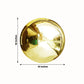 16" Gold Stainless Steel Shiny Mirror Gazing Ball, Reflective Hollow Garden Globe Sphere