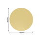 10-Pack Candle Plate Centerpiece Bases Circle Acrylic Mirror Tray Gold Round - Event Decor 10"