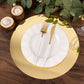 10 Pack Gold Mirror Lightweight Charger Plates For Table Setting, 13" Round Acrylic Decorative Dining Plate Chargers