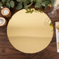 10 Pack Gold Mirror Lightweight Charger Plates For Table Setting, 13" Round Acrylic Decorative Dining Plate Chargers