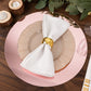 10 Pack Rose Gold Mirror Lightweight Charger Plates For Table Setting, 13" Round Acrylic Decorative Dining Plate Chargers