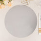 10 Pack Silver Mirror Lightweight Charger Plates For Table Setting, 13" Round Acrylic Decorative Dining Plate Chargers