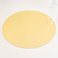 10 Pack Gold Round Acrylic Mirror Tray Centerpiece Bases, Large Circle Mirror Candle Plates for Decoration - 16"