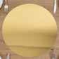 10 Pack Gold Round Acrylic Mirror Tray Centerpiece Bases, Large Circle Mirror Candle Plates for Decoration - 16"