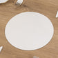 10 Pack Silver Round Acrylic Mirror Tray Centerpiece Bases, Circle Mirror Candle Plates for Decoration - 8"