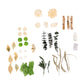 Natural dried assorted potpourri in earthy tones with vanilla fragrance oil.