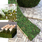 Green preserved moss ribbon roll for DIY crafts, 4ft 5" wide.