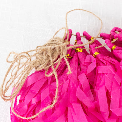 Décor Ideas Using Pink Fringe Party Streamers