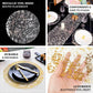 13" metallic silver foil mesh disposable table placemats, pack of 10.