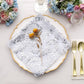 Sparkly Silver Leaf Vine Embroidered Sequin Tulle Cloth Dinner Napkins, Sheer Decorative Napkins
