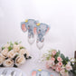 20 Pack Elephant Shaped Birthday Party Paper Cocktail Napkins, Disposable Baby Shower Beverage Napkins