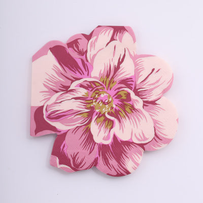 Elegant Design of Pink Peony Flower Shaped Napkins