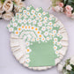 20 Pack Sage Green Daisy Flower Paper Beverage Napkins, Soft 2-Ply Disposable Cocktail Napkins - 6.5"x6.5"