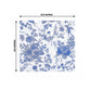 20 Pack White Blue 2-Ply Paper Beverage Napkins in French Toile Print, Highly Absorbent Soft Disposable Cocktail Napkins