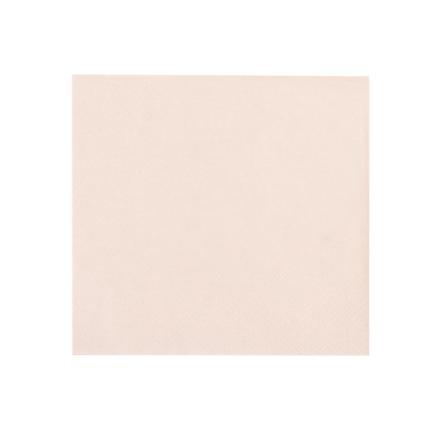 50 Pack 5"x5" Blush Soft 2-Ply Disposable Cocktail Napkins, Paper Beverage Napkins - 18 GSM