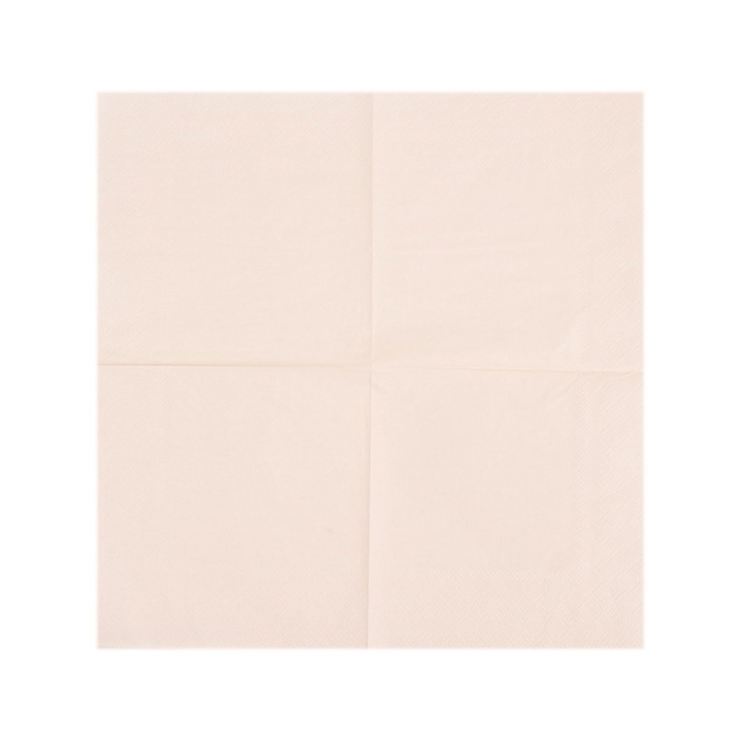 50 Pack 5"x5" Blush Soft 2-Ply Disposable Cocktail Napkins, Paper Beverage Napkins - 18 GSM