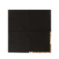 50 Pack Black Disposable Cocktail Napkins with Gold Foil Edge, Soft 2 Ply Paper Beverage Napkins - 5"x5"