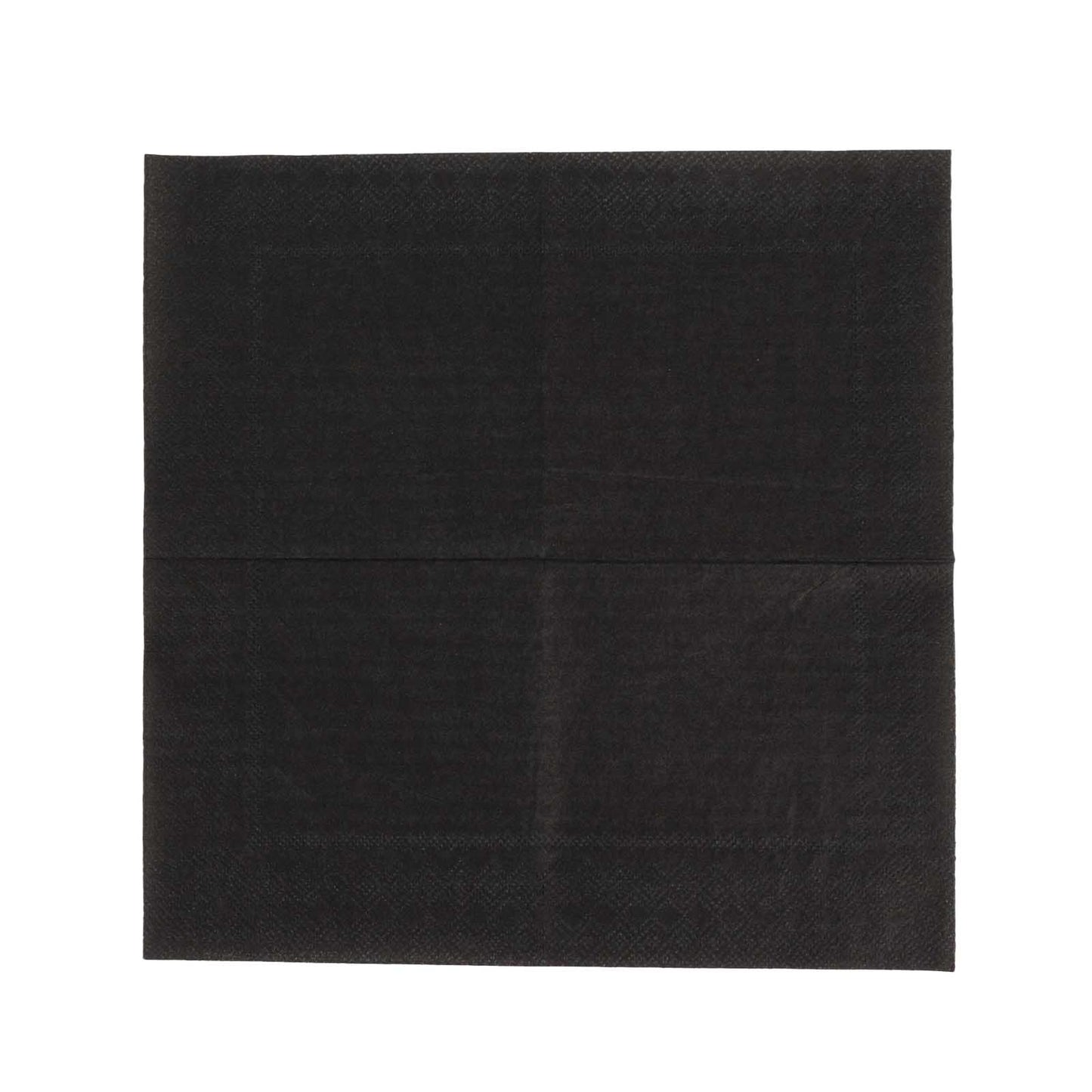 50 Pack Black Soft 2-Ply Disposable Cocktail Napkins, Paper Beverage Napkins 18 GSM - 5"x5"