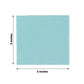 50 Pack 5"x5" Blue Soft 2-Ply Disposable Cocktail Napkins, Paper Beverage Napkins - 18 GSM
