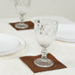 50-Pack Paper Beverage Napkins Cinnamon Brown - 2 Ply Disposable Soft 18GSM Cocktail Napkins 5"x5"