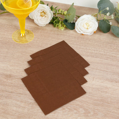 Event Styling Ideas with Cinnamon Brown Napkins