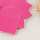 50 Pack Fuchsia Soft 2-Ply Disposable Cocktail Napkins, Paper Beverage Napkins 18 GSM - 5"x5"