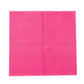 50 Pack Fuchsia Soft 2-Ply Disposable Cocktail Napkins, Paper Beverage Napkins 18 GSM - 5"x5"