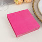 50 Pack Fuchsia Soft 2-Ply Disposable Cocktail Napkins, Paper Beverage Napkins 18 GSM - 5"x5"