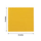 50 Pack 5"x5" Gold Soft 2-Ply Disposable Cocktail Napkins, Paper Beverage Napkins - 18 GSM