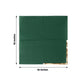 50 Pack Hunter Emerald Green Disposable Cocktail Napkins with Gold Foil Edge, Soft 2 Ply Paper Beverage Napkins - 5"x5"