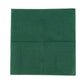 50 Pack Hunter Emerald Green Soft 2-Ply Disposable Cocktail Napkins, Paper Beverage Napkins 18 GSM - 5"x5"