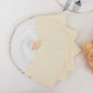 50 Pack Ivory Soft 2-Ply Disposable Cocktail Napkins, 5"x5" Paper Beverage Napkins - 18 GSM