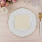 50 Pack Ivory Soft 2-Ply Disposable Cocktail Napkins, 5"x5" Paper Beverage Napkins - 18 GSM