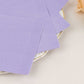 50 Pack Lavender Lilac Soft 2-Ply Disposable Cocktail Napkins, Paper Beverage Napkins 18 GSM - 5"x5"