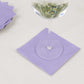 50 Pack Lavender Lilac Soft 2-Ply Disposable Cocktail Napkins, Paper Beverage Napkins 18 GSM - 5"x5"