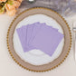 50 Pack Lavender Lilac Soft 2-Ply Disposable Cocktail Napkins, Paper Beverage Napkins 18 GSM - 5"x5"