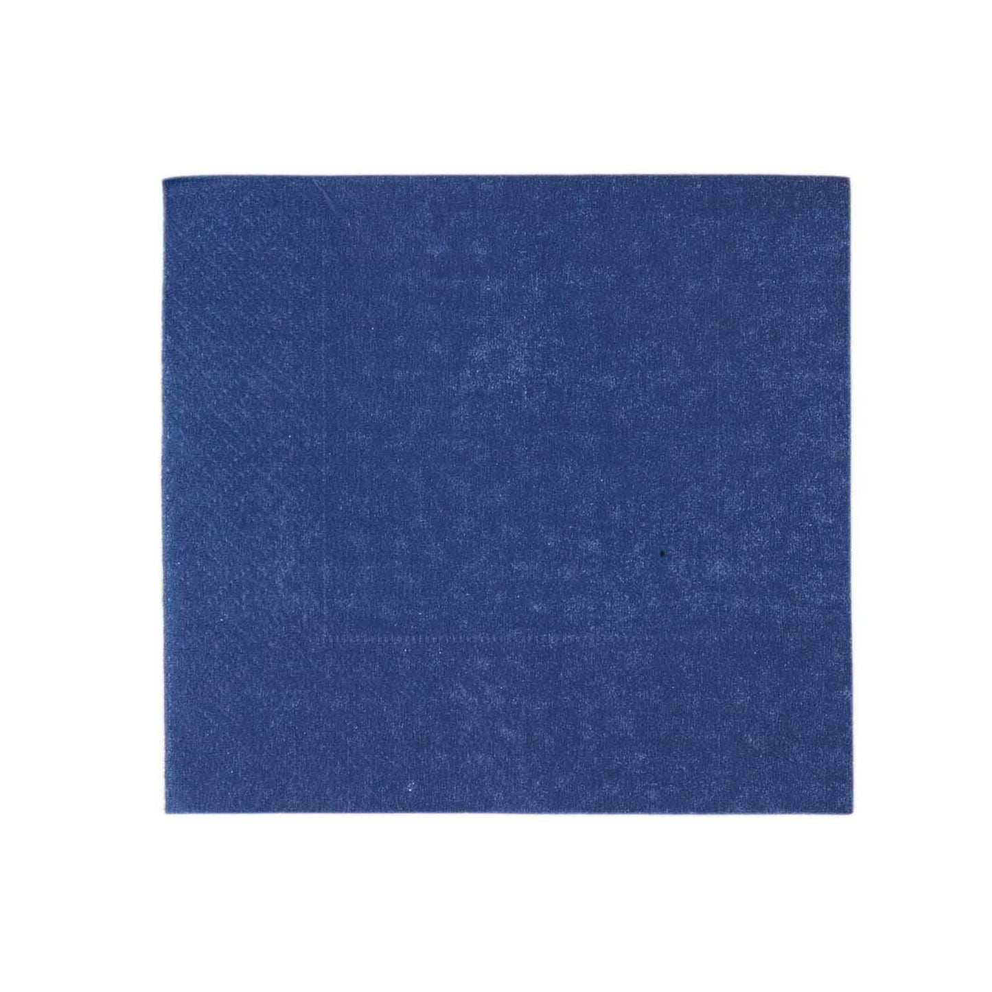 50 Pack Navy Blue Soft 2-Ply Disposable Cocktail Napkins, Paper Beverage Napkins 18 GSM - 5"x5"