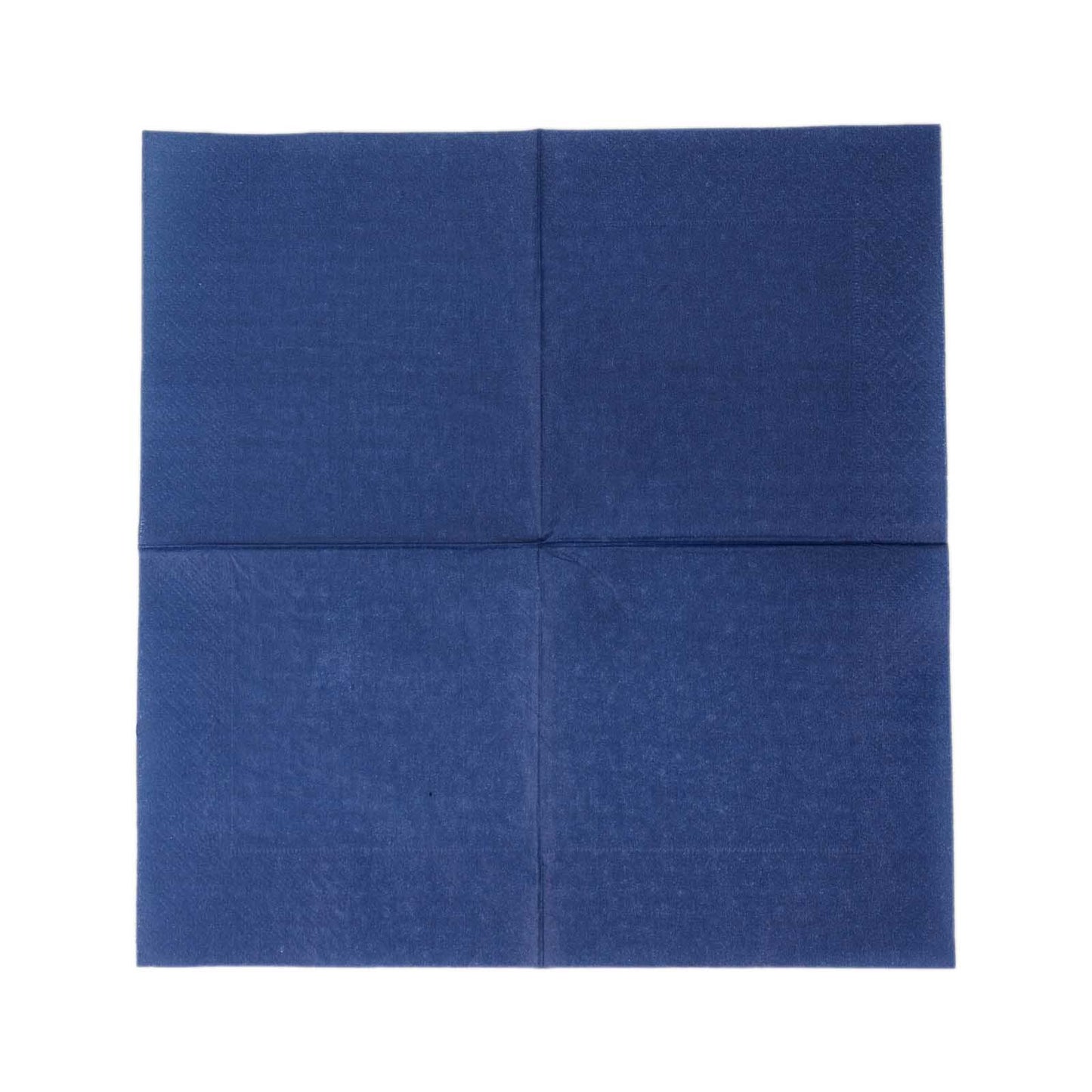 50 Pack Navy Blue Soft 2-Ply Disposable Cocktail Napkins, Paper Beverage Napkins 18 GSM - 5"x5"